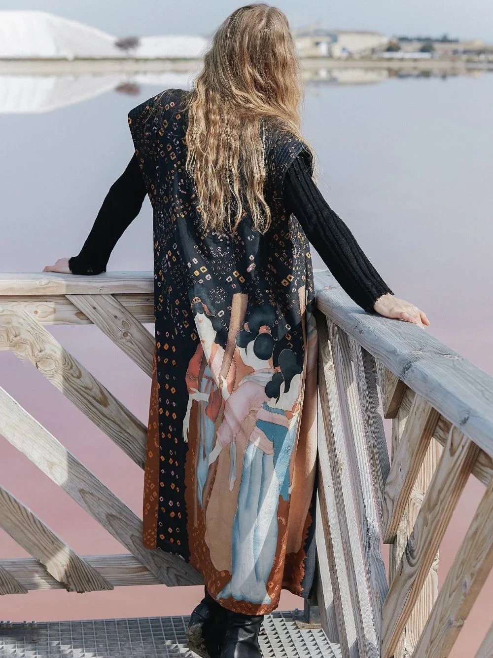 MES DEMOISELLES Ding Xiang Silk Kimono Size 2 GUC